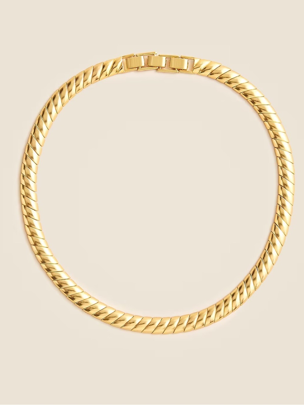 J crew Snake chain collar necklace